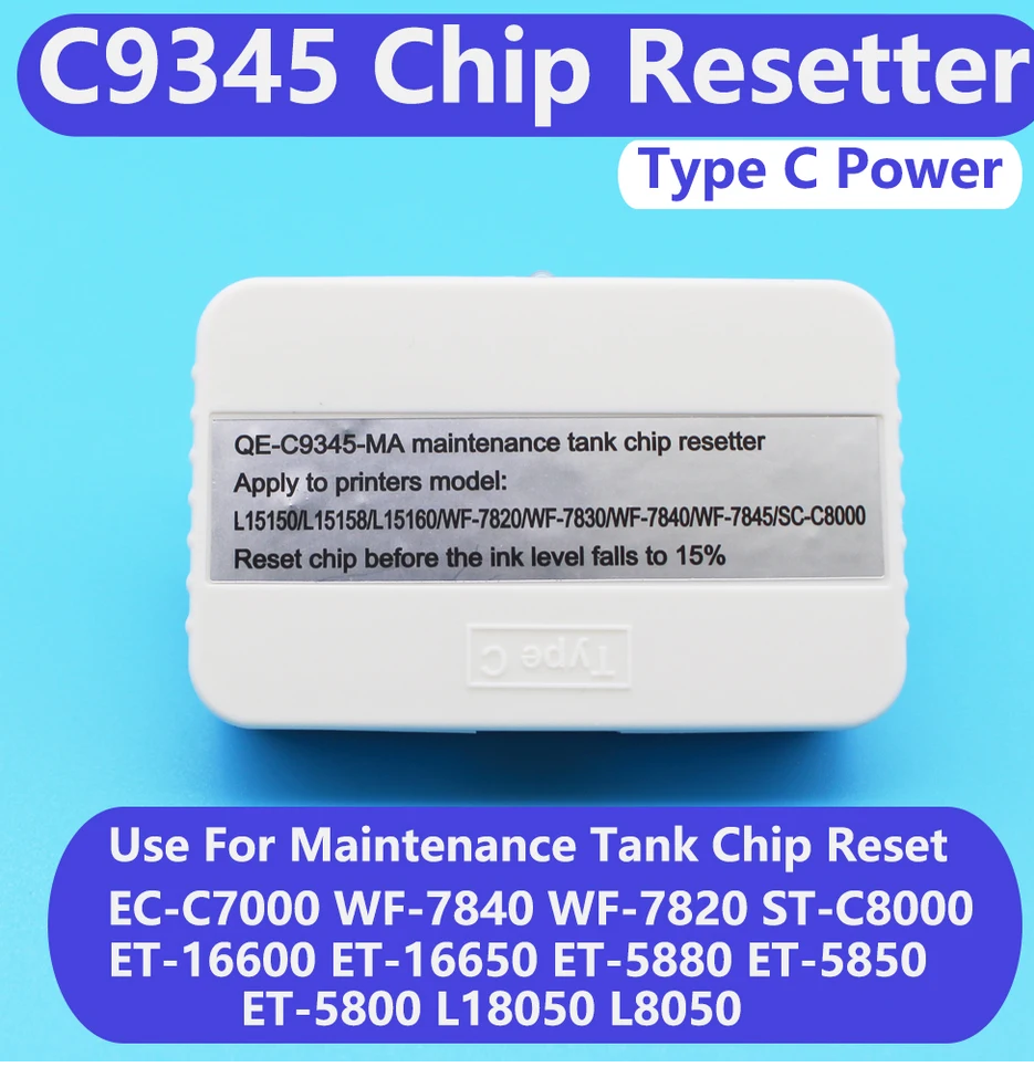 C9345 Maintenance Tanks Chip Resetter for L8050 L8168 L8188 L8160 L8180